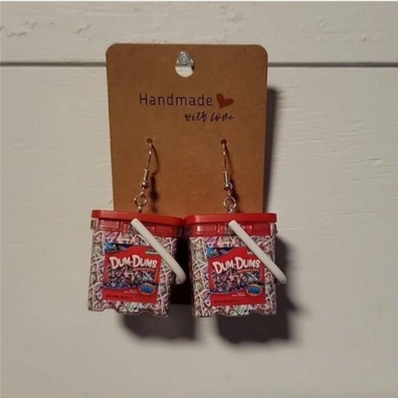 Handmade "Dum Dums" Earrings - Picture 1 of 1